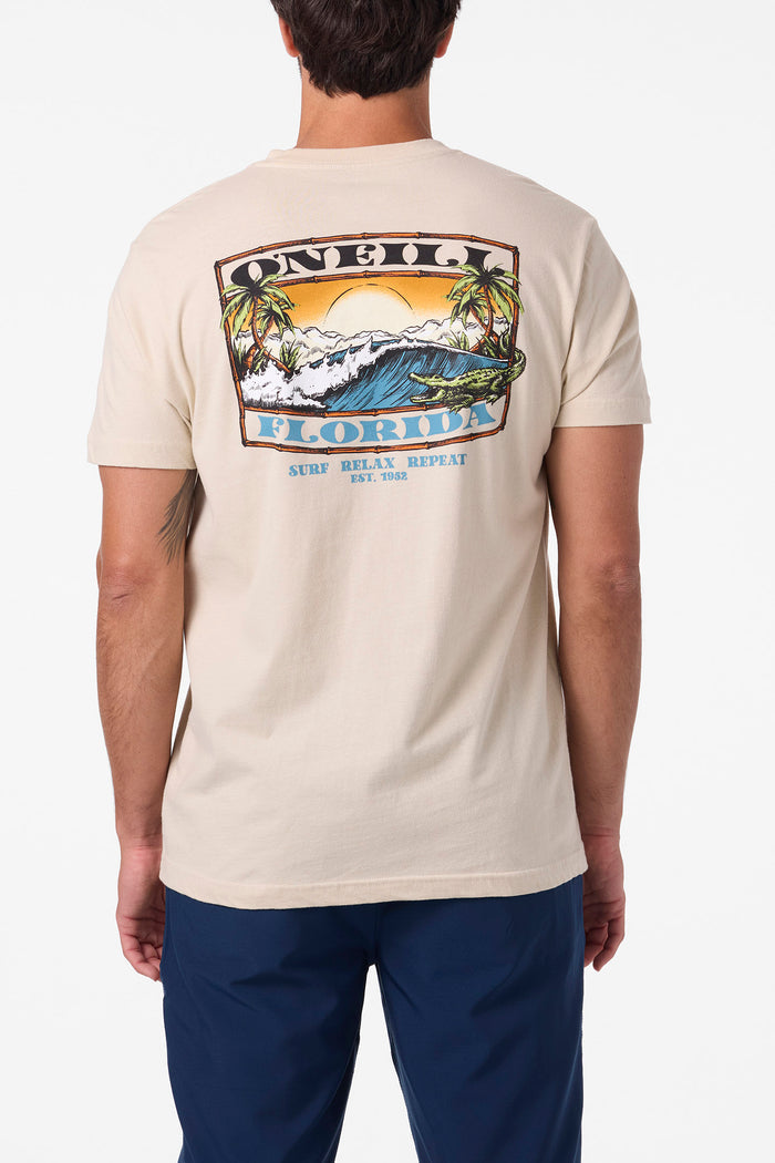 Coastal Standard Fit Tee - Lt Khaki | O'Neill