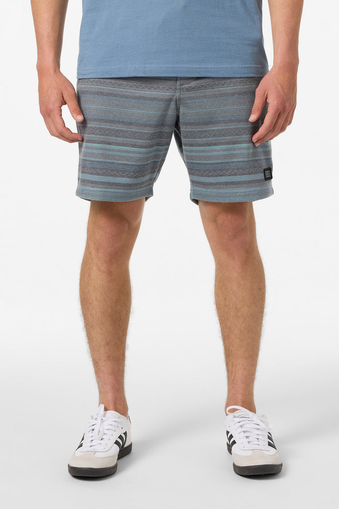 Cortez Elastic Waist 18" Fleece Shorts - Blue Shadow | O'Neill