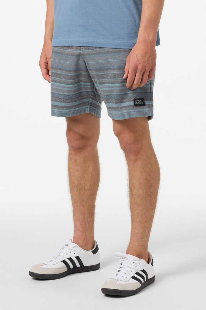 Cortez Elastic Waist 18" Fleece Shorts - Blue Shadow | O'Neill