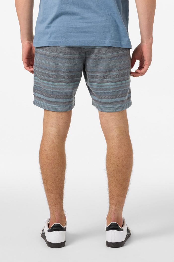 Cortez Elastic Waist 18" Fleece Shorts - Blue Shadow | O'Neill