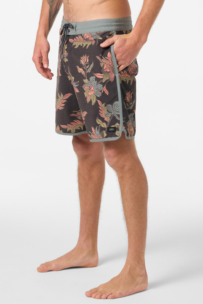 Cruzer Scallop 18" Boardshorts - Black | O'Neill