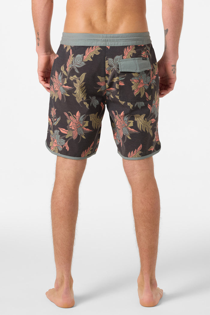 Cruzer Scallop 18" Boardshorts - Black | O'Neill