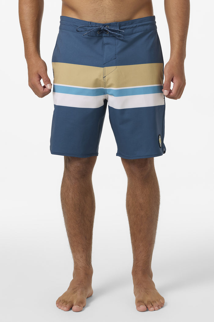 Cruzer Stripe Scallop 18" Boardshorts - Midnight Navy 2 | O'Neill