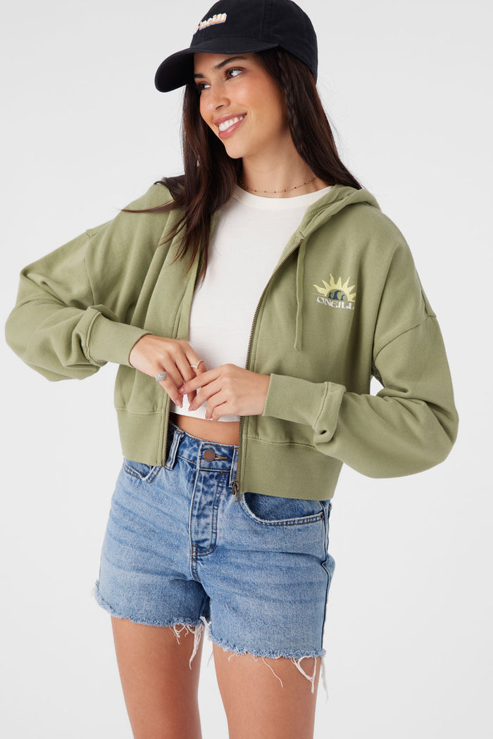 Darcie Hooded Zip Fleece Jacket -  | O'Neill