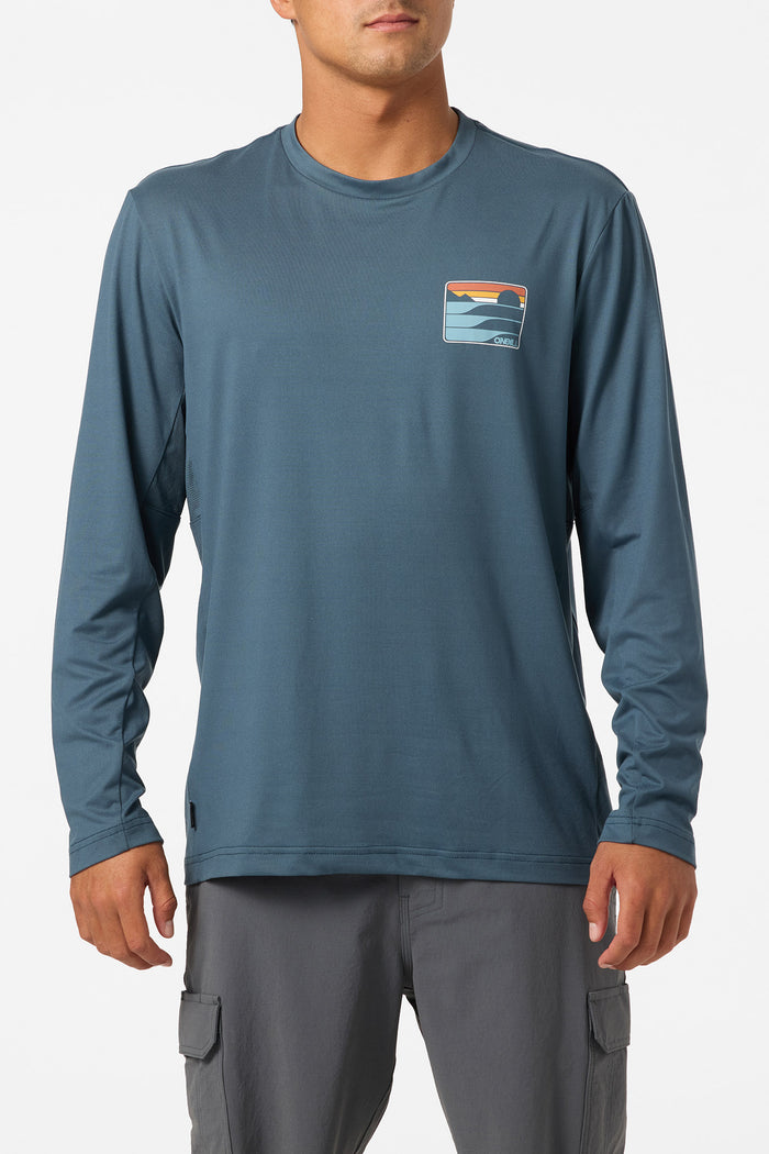 Dawn UPF Standard Fit Long Sleeve Tee - Dark Slate | O'Neill