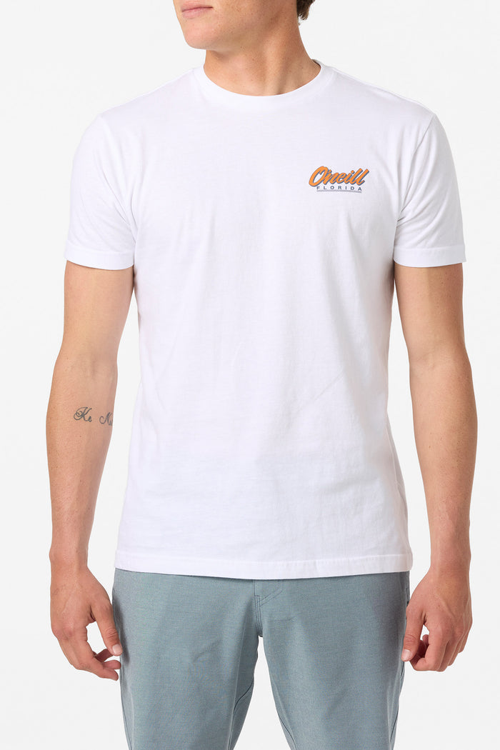 Daybreak Standard Fit Tee - White | O'Neill