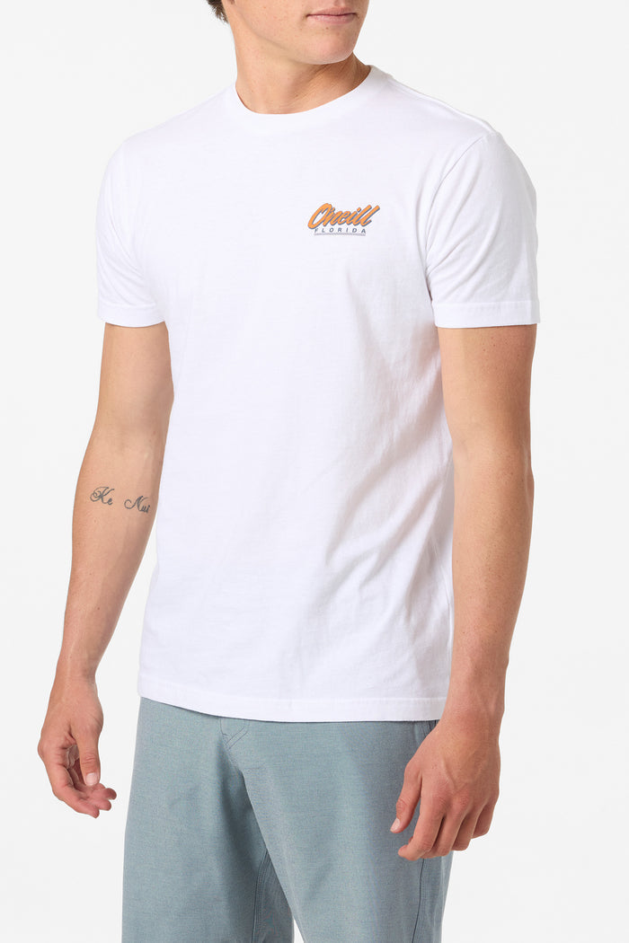 Daybreak Standard Fit Tee - White | O'Neill