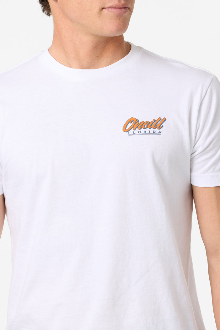 Daybreak Standard Fit Tee - White | O'Neill
