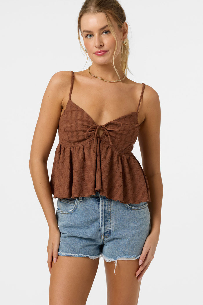 Dellia Tank - Carob Brown | O'Neill