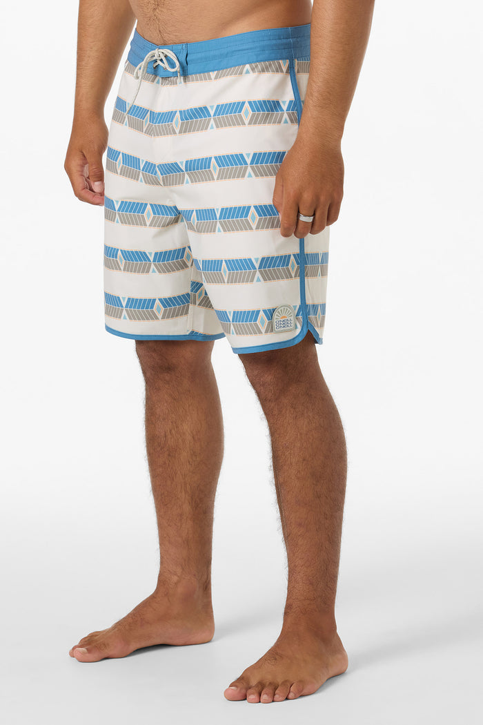 Diamante Cruzer Scallop 18" Boardshorts - Tofu | O'Neill