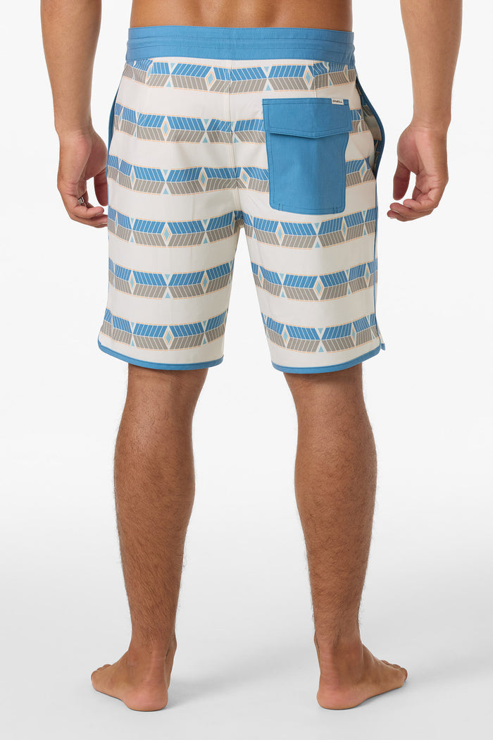 Diamante Cruzer Scallop 18" Boardshorts - Tofu | O'Neill