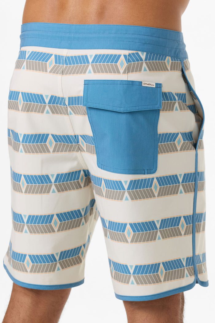 Diamante Cruzer Scallop 18" Boardshorts - Tofu | O'Neill
