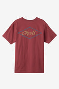 Diamond Standard Fit Tee - Oxblood Red | O'Neill
