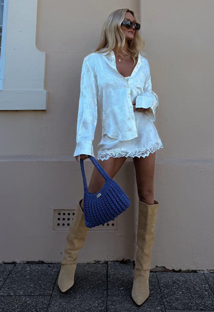 Dubois Bias Mini Skirt