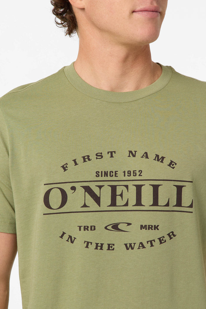 East Cliff Classic Tee - Oil Green | O'Neill