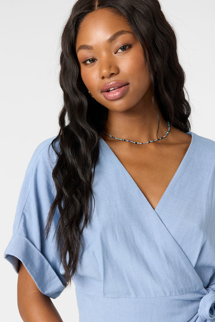 Emilee Mini Dress - Faded Denim | O'Neill