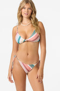 Equator Stripe Pismo Bralette Top - Multi Clr | O'Neill
