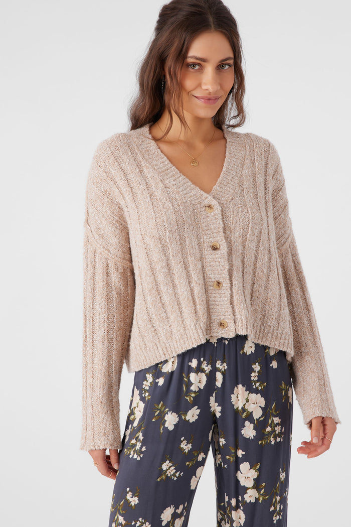 Ferris Button Front Sweater Cardigan - Otml Hthr | O'Neill