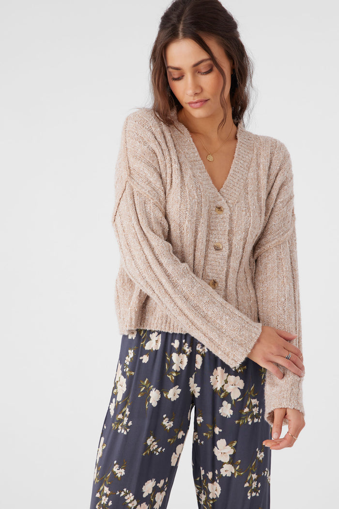 Ferris Button Front Sweater Cardigan -  | O'Neill