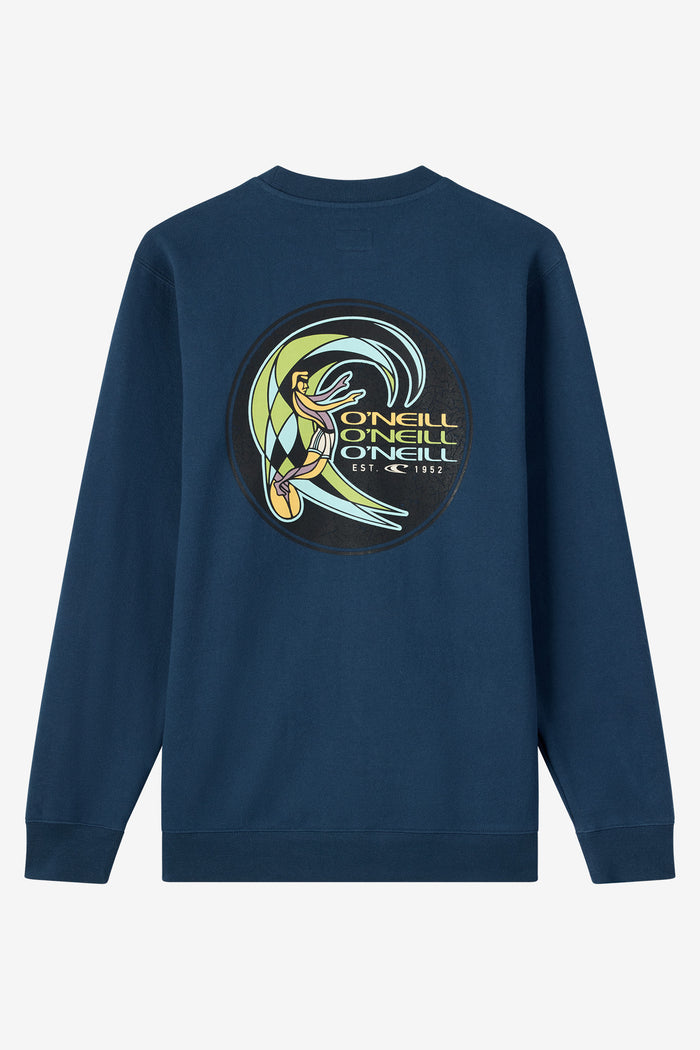 Fifty Two Cliffs Crew Neck Fleece - Midnight Navy | O'Neill