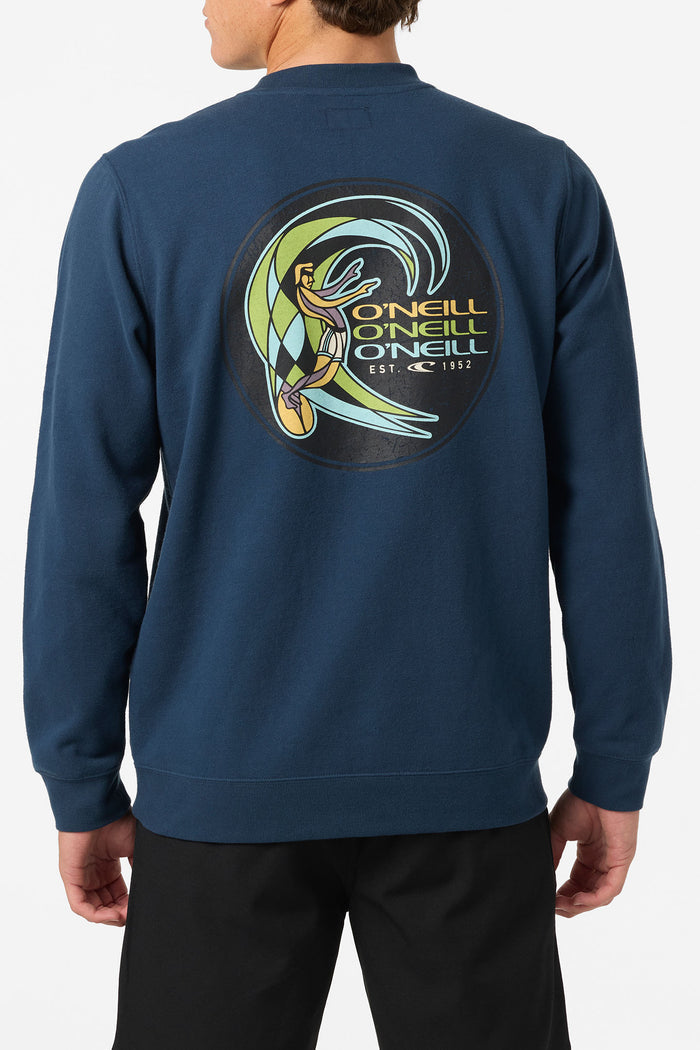 Fifty Two Cliffs Crew Neck Fleece - Midnight Navy | O'Neill