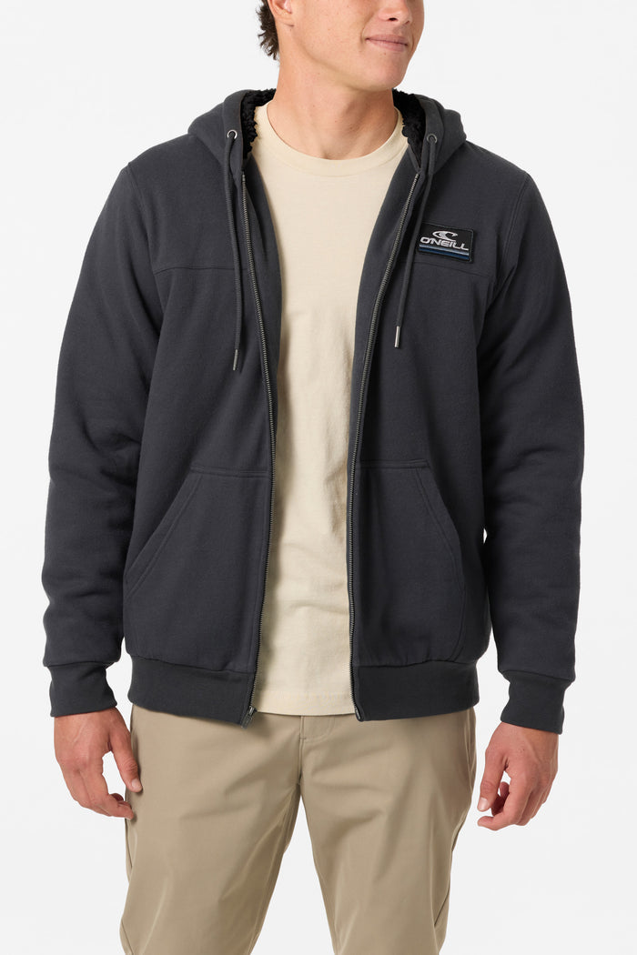 Fifty Two High Pile Zip Fleece - Phantom | O'Neill