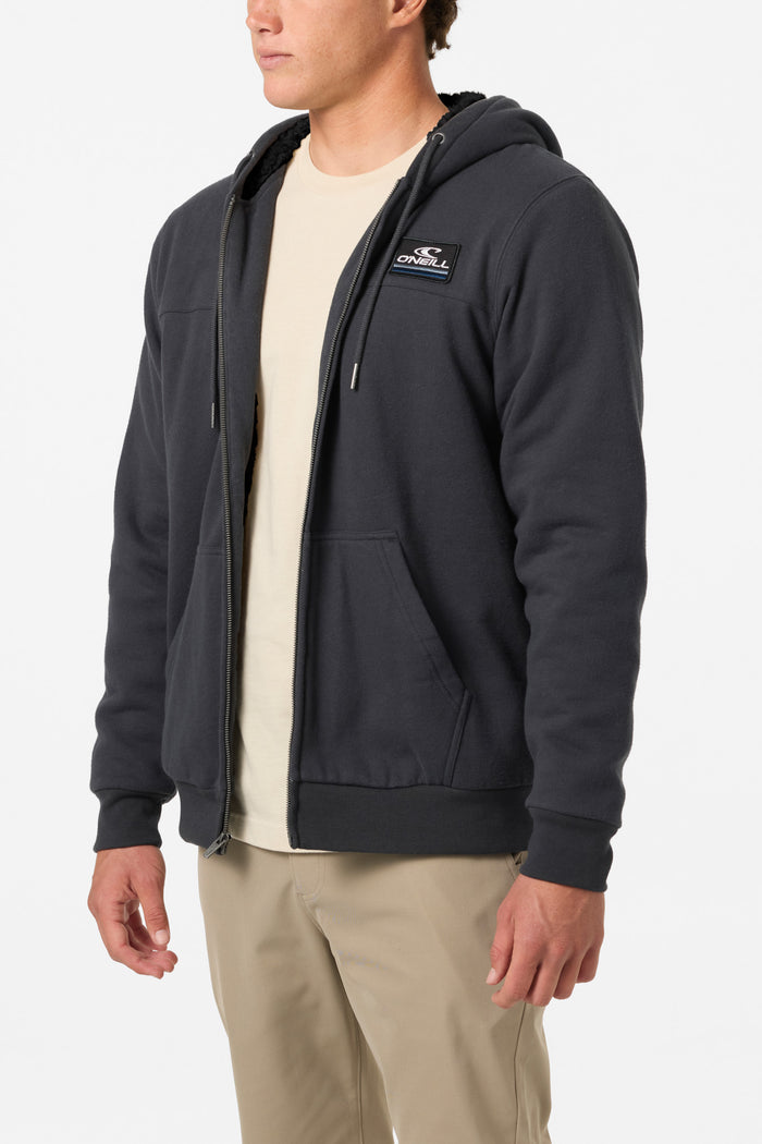 Fifty Two High Pile Zip Fleece - Phantom | O'Neill