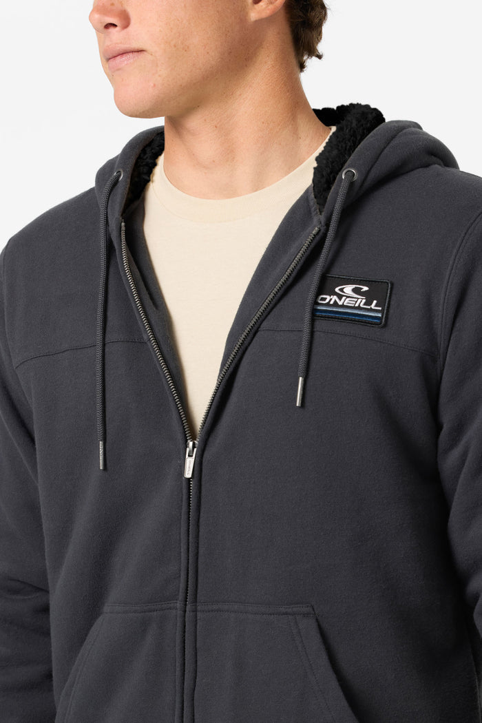 Fifty Two High Pile Zip Fleece - Phantom | O'Neill