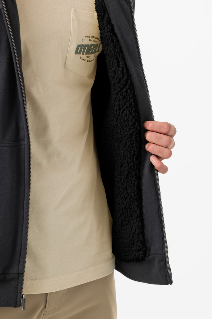 Fifty Two High Pile Zip Fleece - Phantom | O'Neill