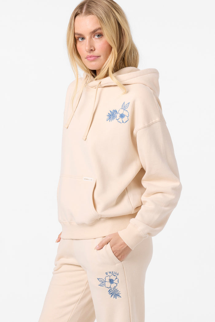 Flora Drift Hoodie Pullover Fleece - Tapioca | O'Neill