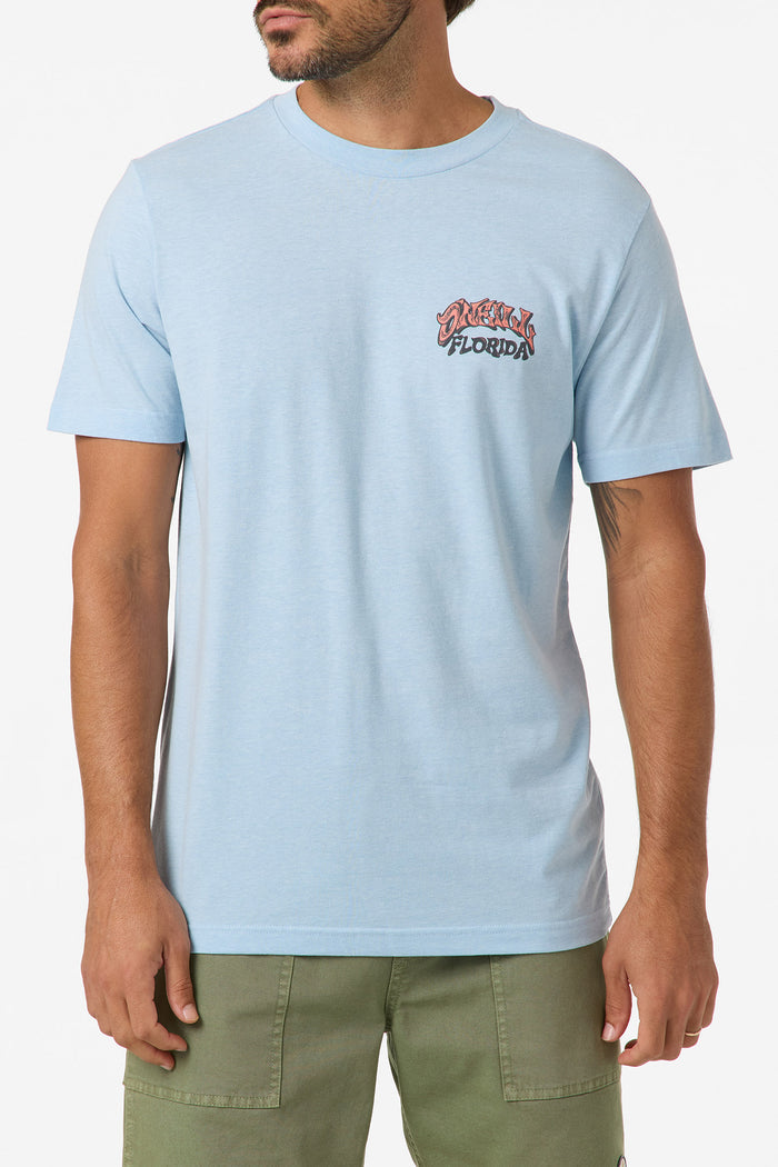 Florida Man Classic Tee - Sky Blue Heather | O'Neill