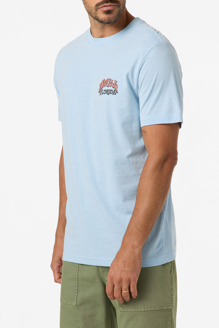 Florida Man Classic Tee - Sky Blue Heather | O'Neill