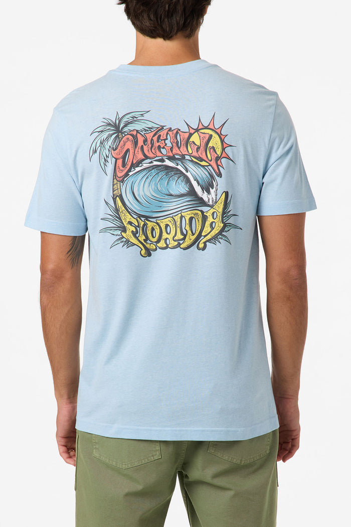 Florida Man Classic Tee - Sky Blue Heather | O'Neill