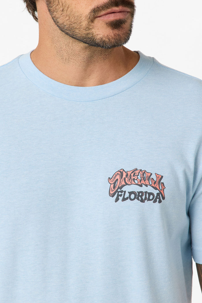 Florida Man Classic Tee - Sky Blue Heather | O'Neill