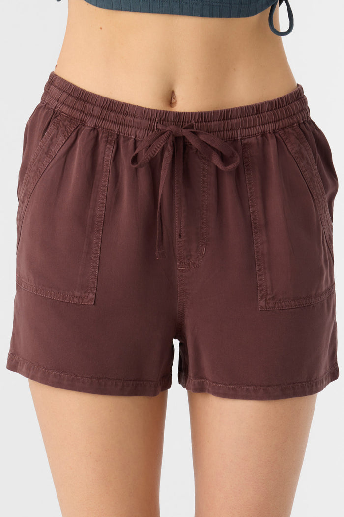 Francina Twill Shorts - Chocolate | O'Neill