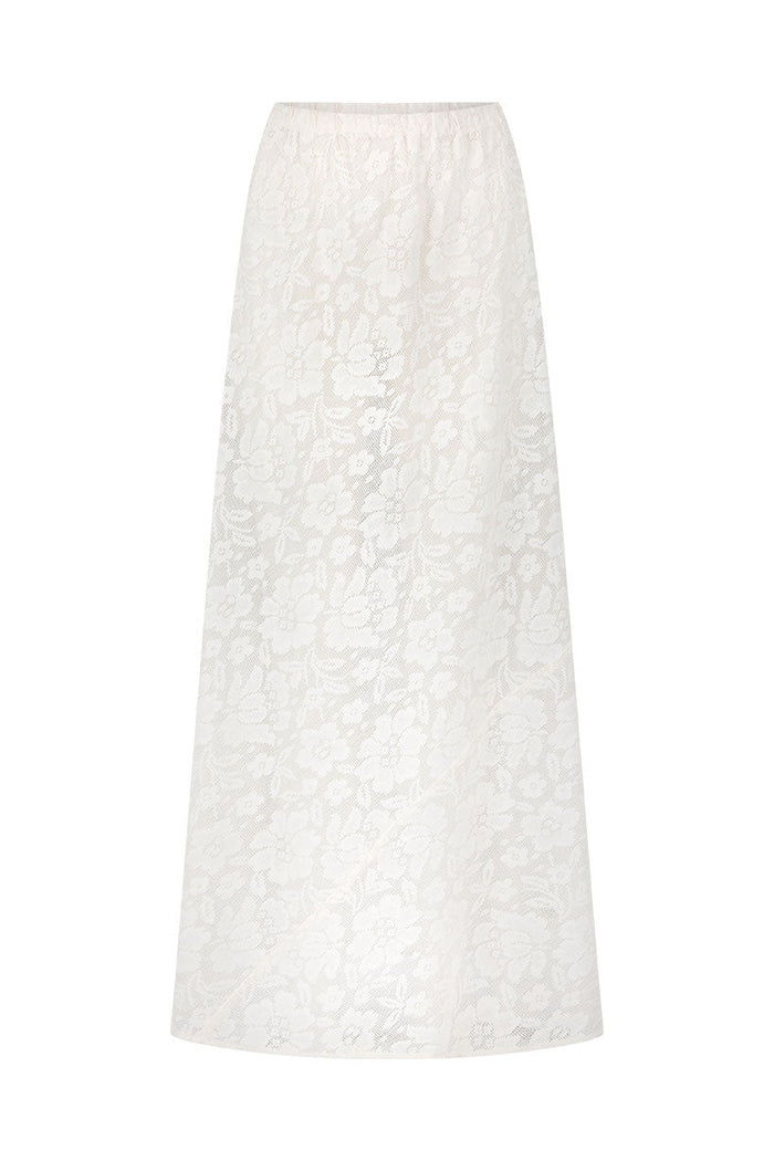 Free Love Lace Bias Skirt