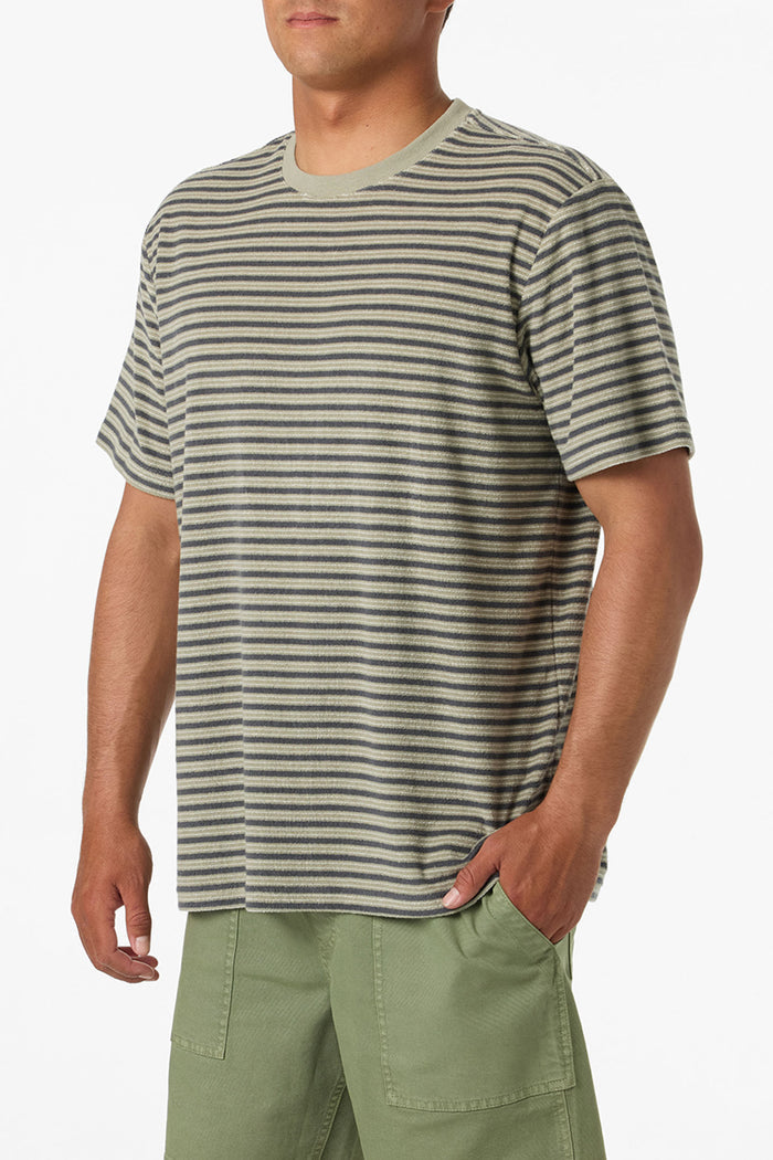 Frontiers Striped Tee - Seagrass | O'Neill