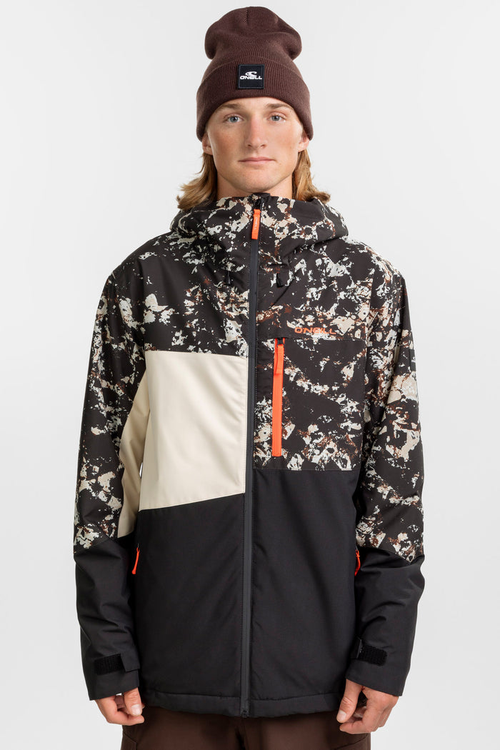 FWC Cruz Triple Snow Jacket - Blk/Beige | O'Neill