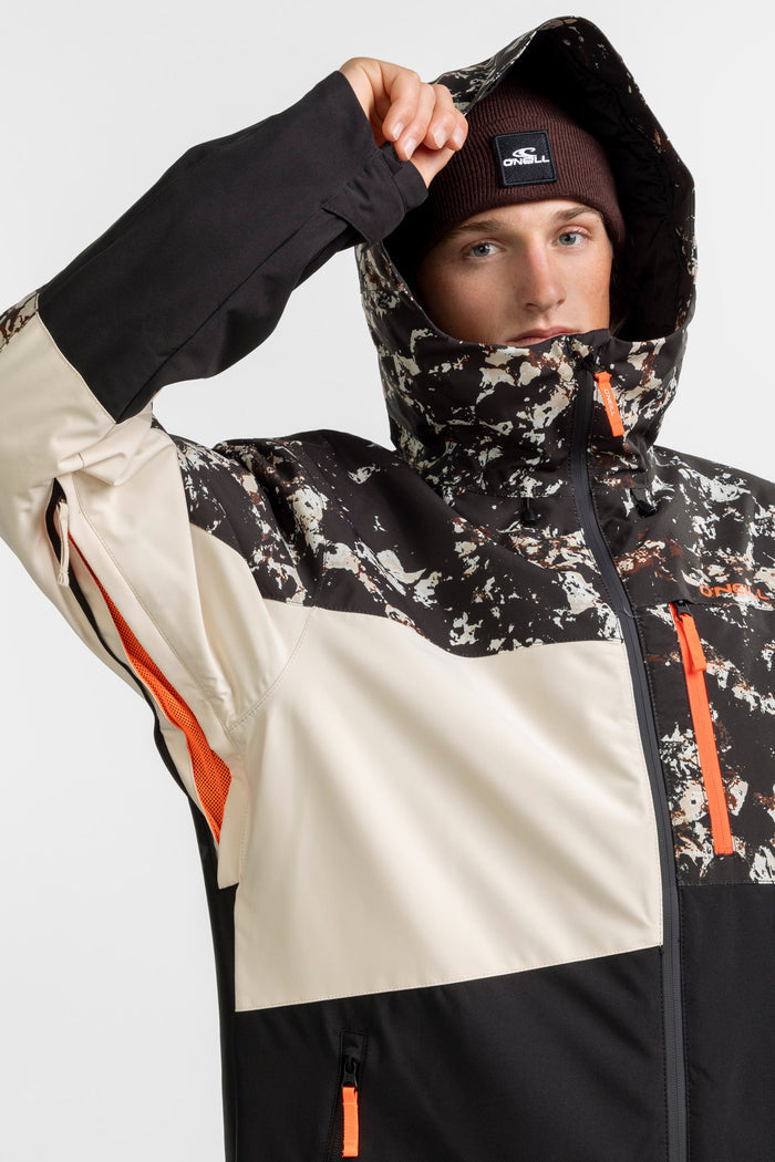 FWC Cruz Triple Snow Jacket - Blk/Beige | O'Neill