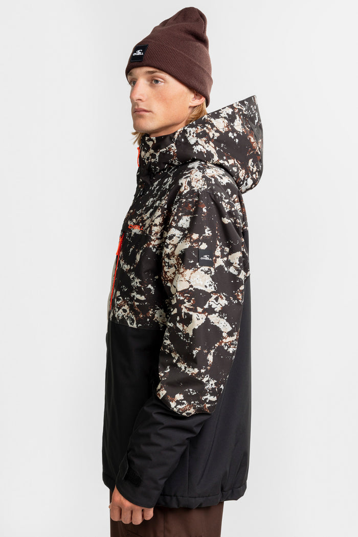 FWC Cruz Triple Snow Jacket - Blk/Beige | O'Neill