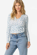 Gaia Primrose Long Sleeve Top - Winter White | O'Neill