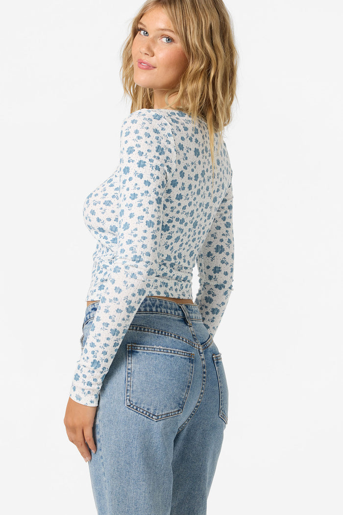 Gaia Primrose Long Sleeve Top - Winter White | O'Neill