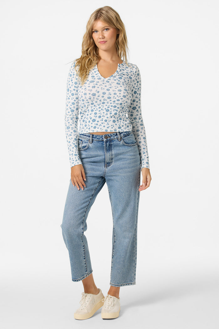 Gaia Primrose Long Sleeve Top - Winter White | O'Neill