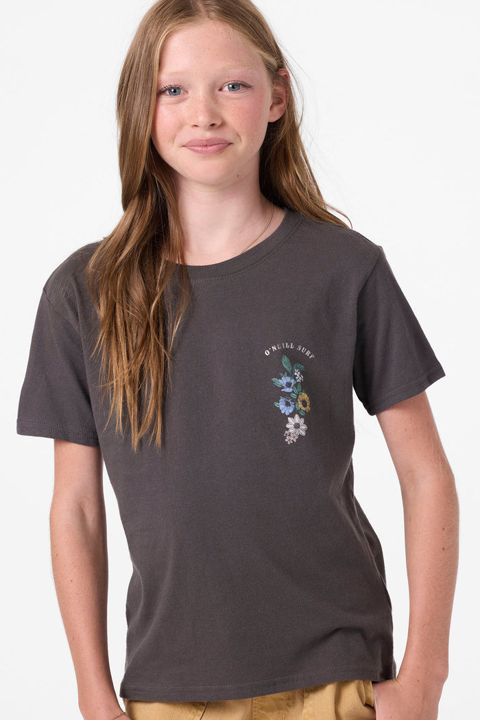 Girl's Angie Tee - Washed Black | O'Neill