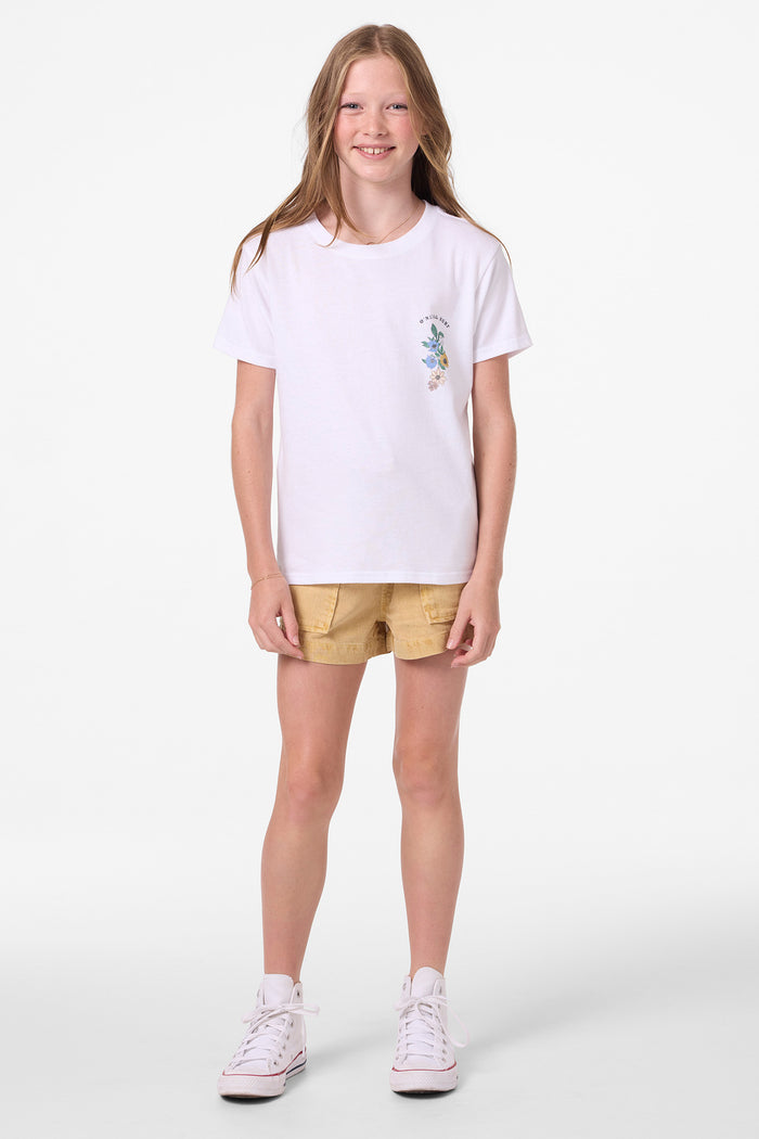 Girl's Angie Tee - White | O'Neill