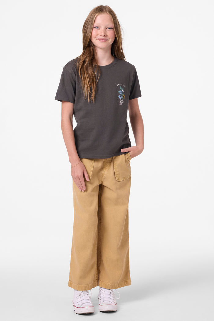 Girl's Angie Tee - Washed Black | O'Neill