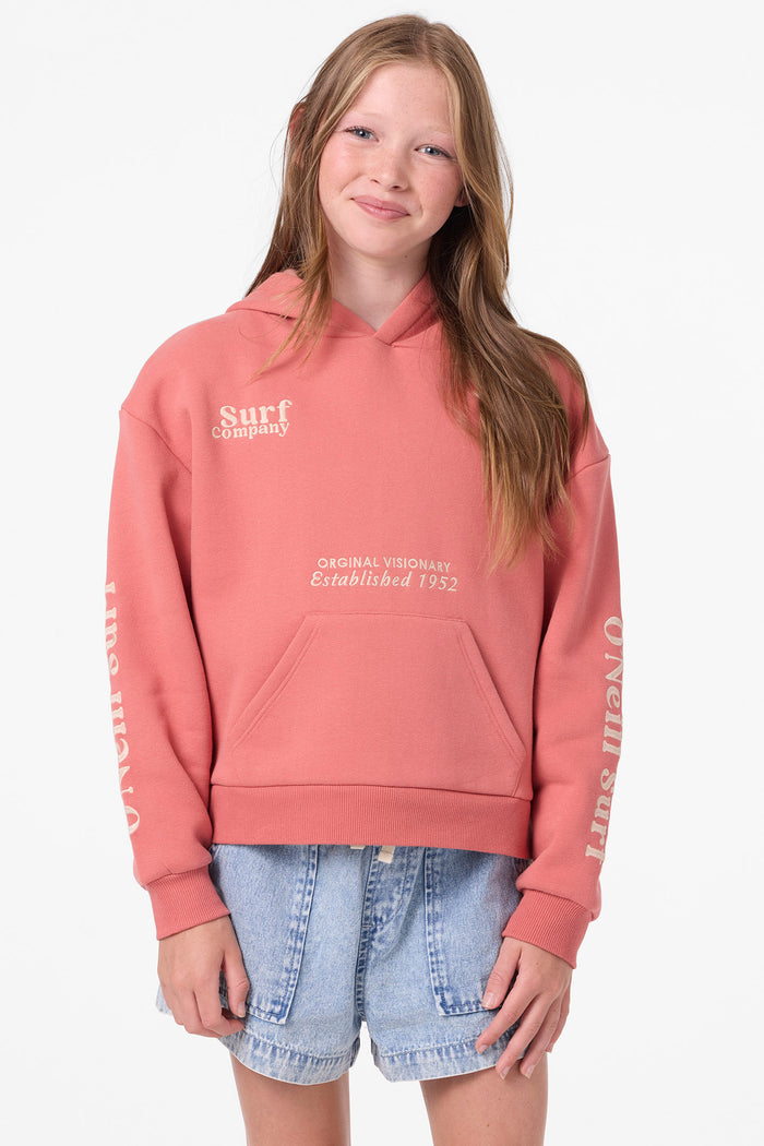 Girl's Asher Hoodie - Canyon Rose | O'Neill