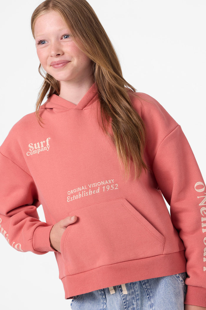 Girl's Asher Hoodie - Canyon Rose | O'Neill