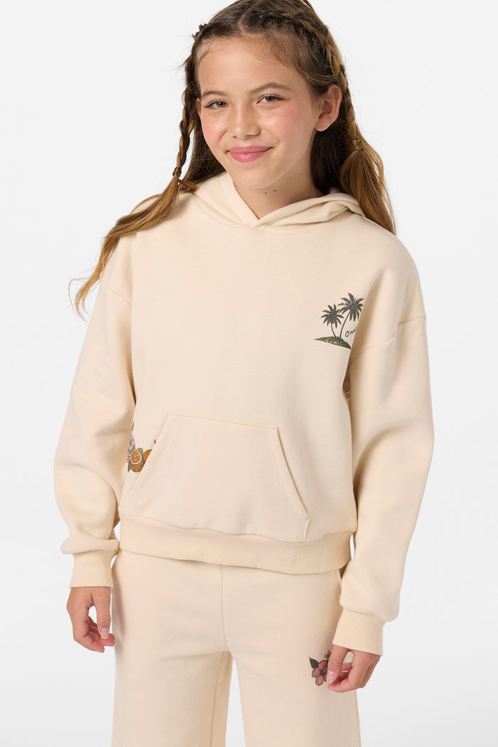Girl's Asher Pullover Fleece - Tapioca | O'Neill