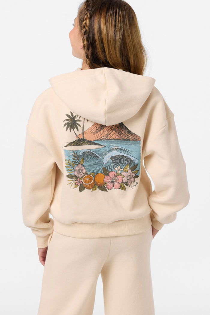 Girl's Asher Pullover Fleece - Tapioca | O'Neill
